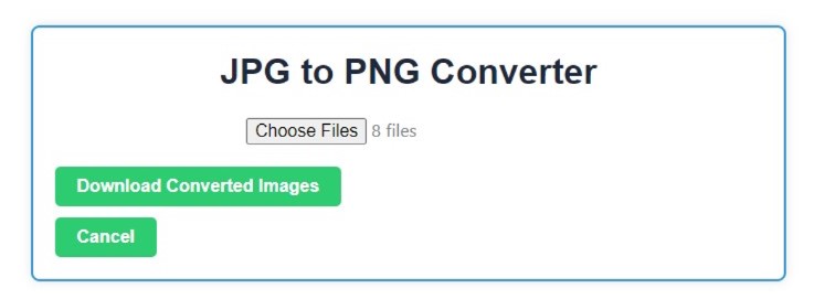 JPG To PNG Converter