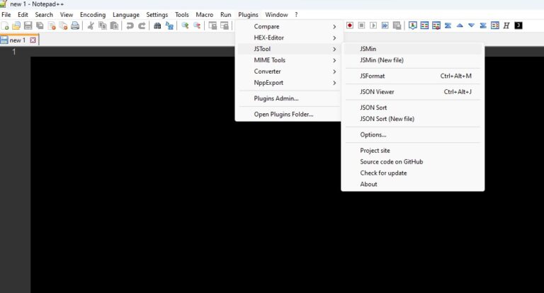 best notepad++ plugins_JSTool