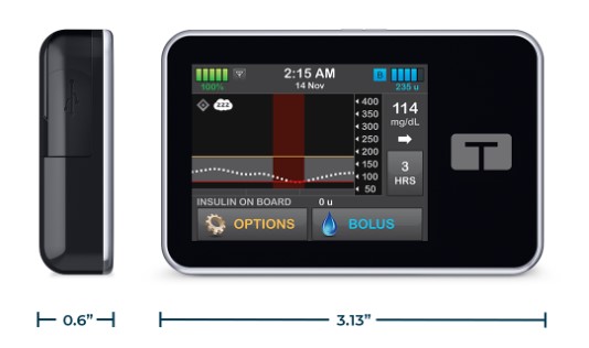 tandem diabetes care slim X2_insulin pump