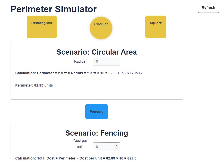 Perimeter simulator