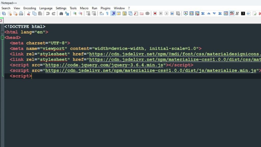 Notepad++Material Dark Mode